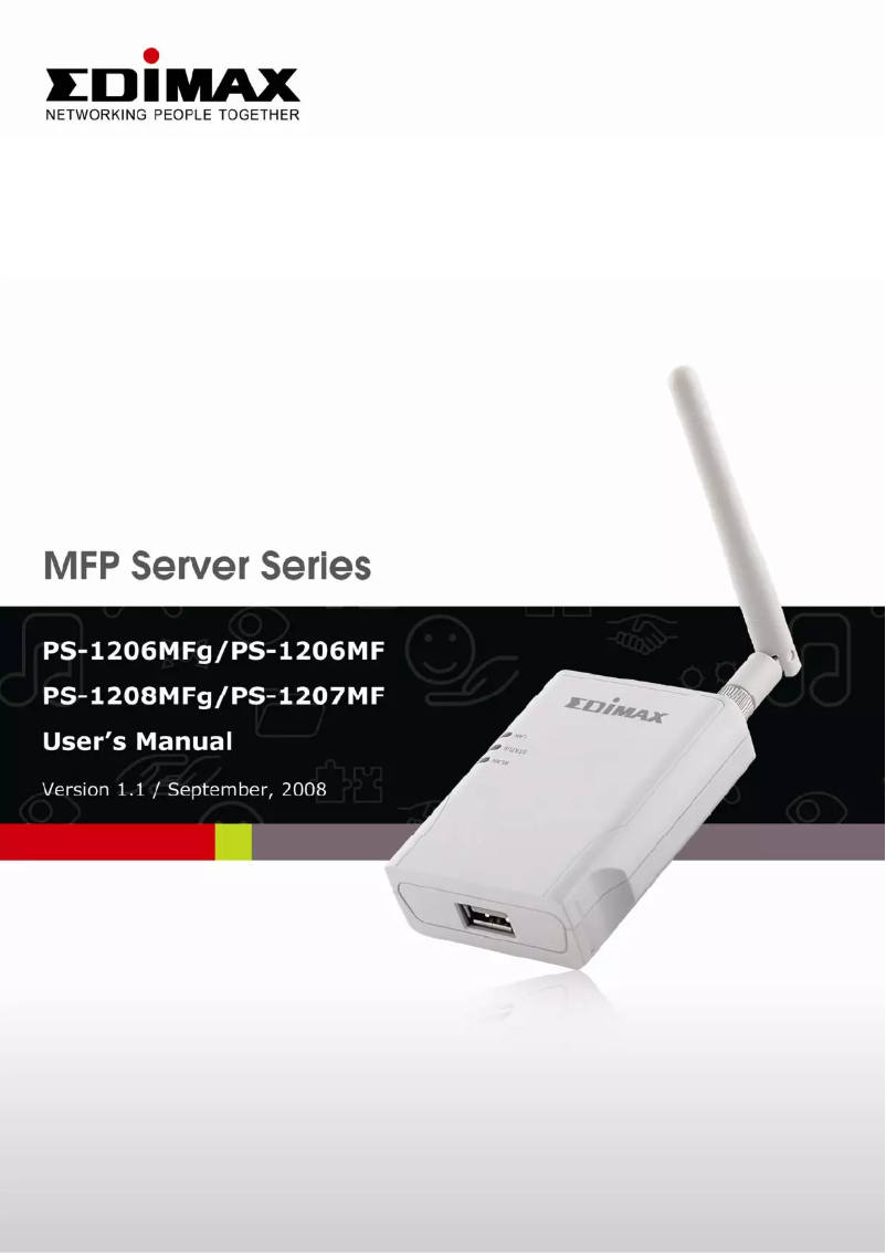 Page n°1 - Manuel utilisateur Edimax PS-1207MF