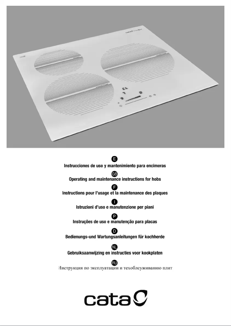 Página 1 del manual Manual de usuario CATA ISB 603 WH