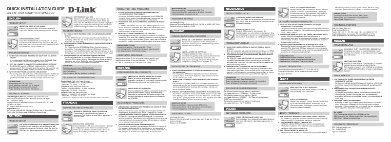 Image de la première page du manuel de l'appareil DWM-222