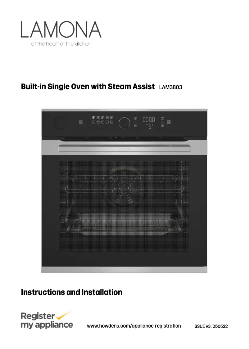 Image de la première page du manuel de l'appareil LAM3803