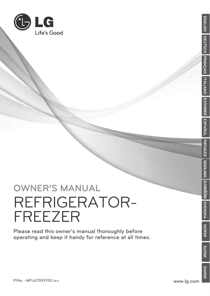 Page 1 de la notice Manuel utilisateur LG GW-B489BLCW