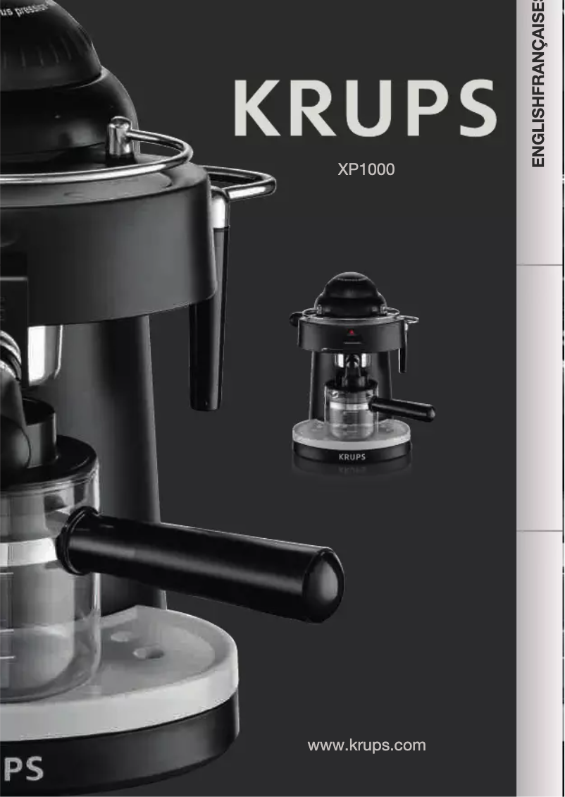 Image de la première page du manuel de l'appareil XP1000