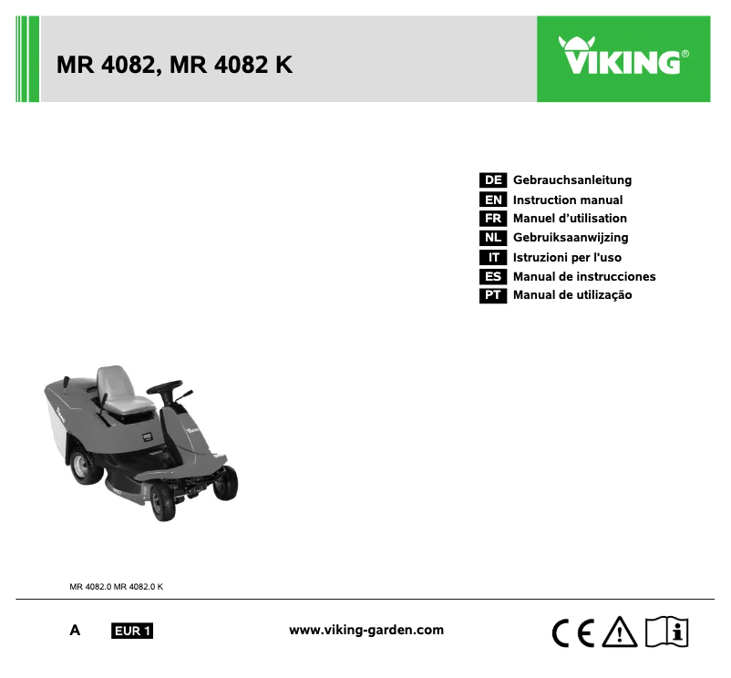 Page 1 de la notice Manuel utilisateur Viking MR 4082 K