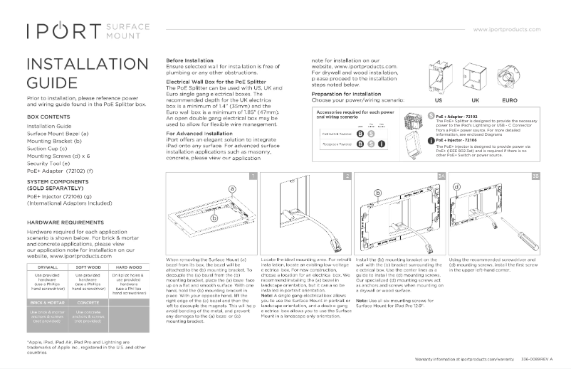 Page 1 de la notice Manuel utilisateur iPort 70808