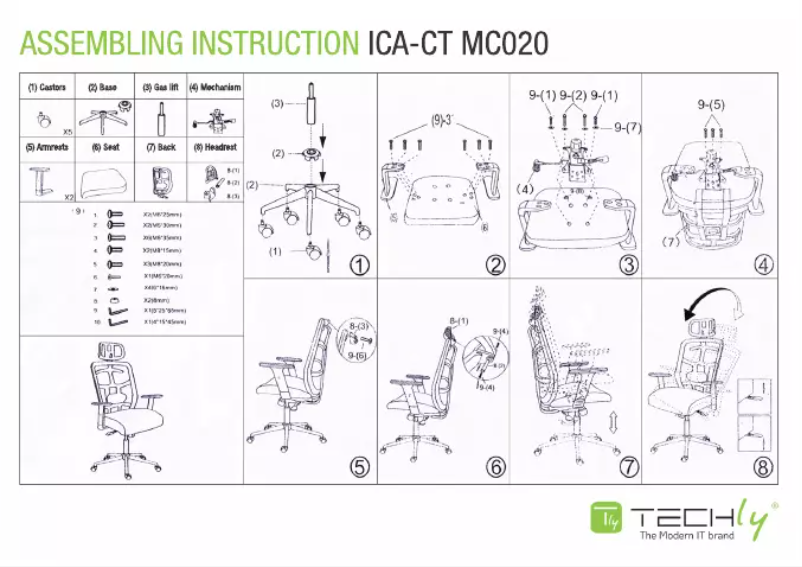 Page n°1 - Manuel utilisateur Techly ICA-CT MC020