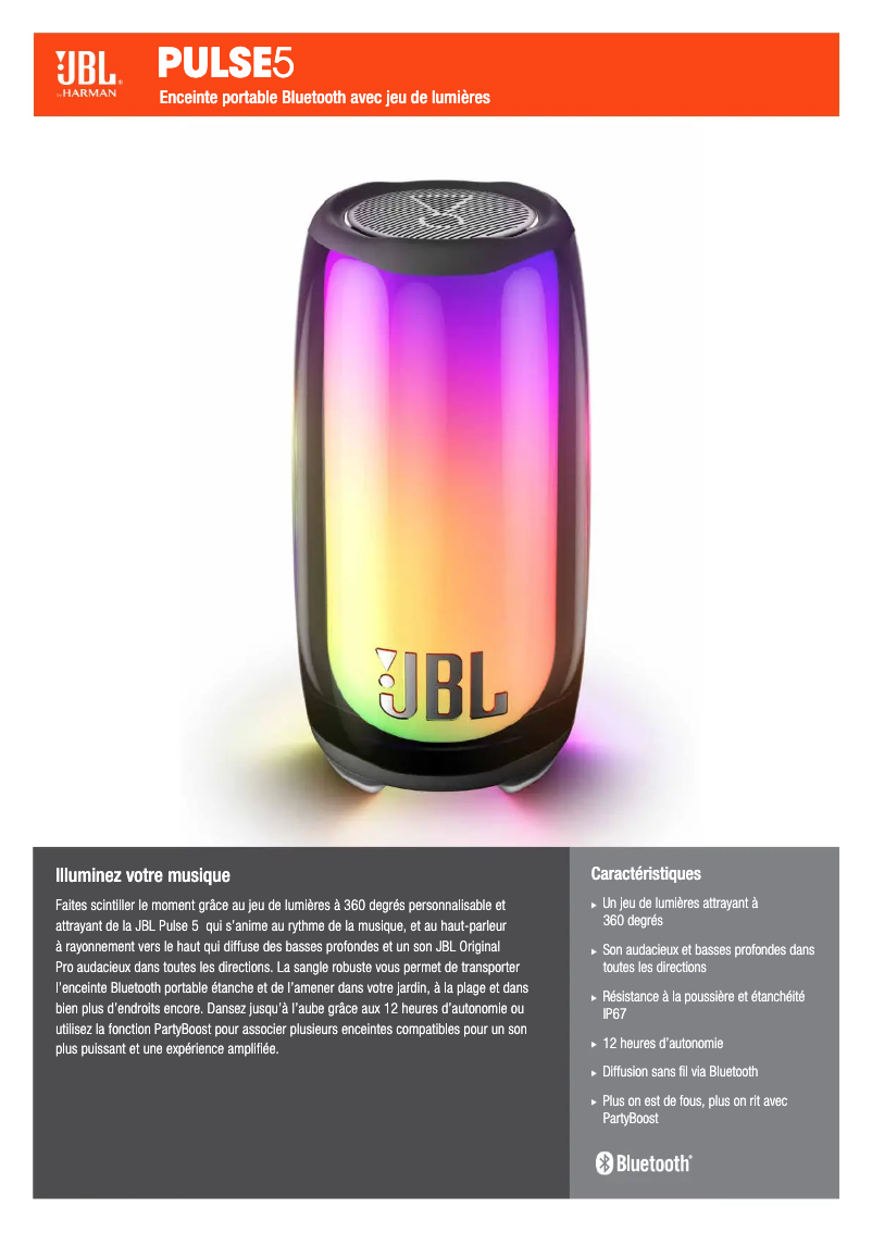 Image de la première page du manuel de l'appareil Pulse 5