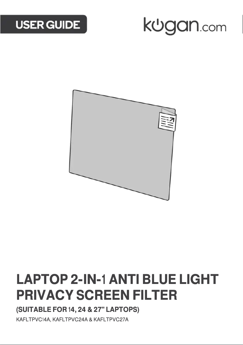 Page n°1 - Manuel utilisateur Kogan KAFLTPVC24A