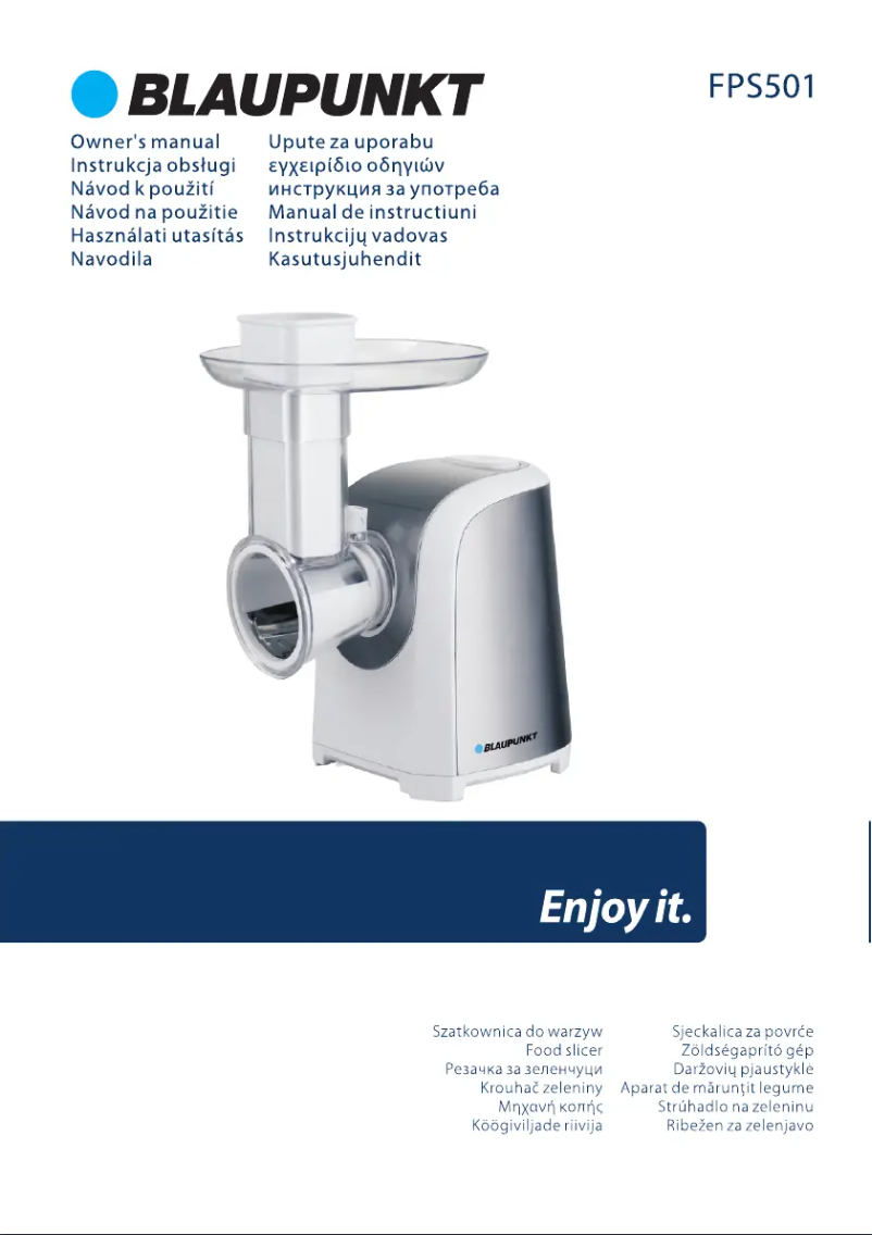 Imagen de la primera página del manual del dispositivo FPS501