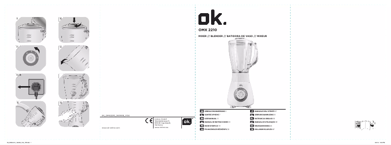 Page n°1 - Manuel utilisateur OK OMX 2210