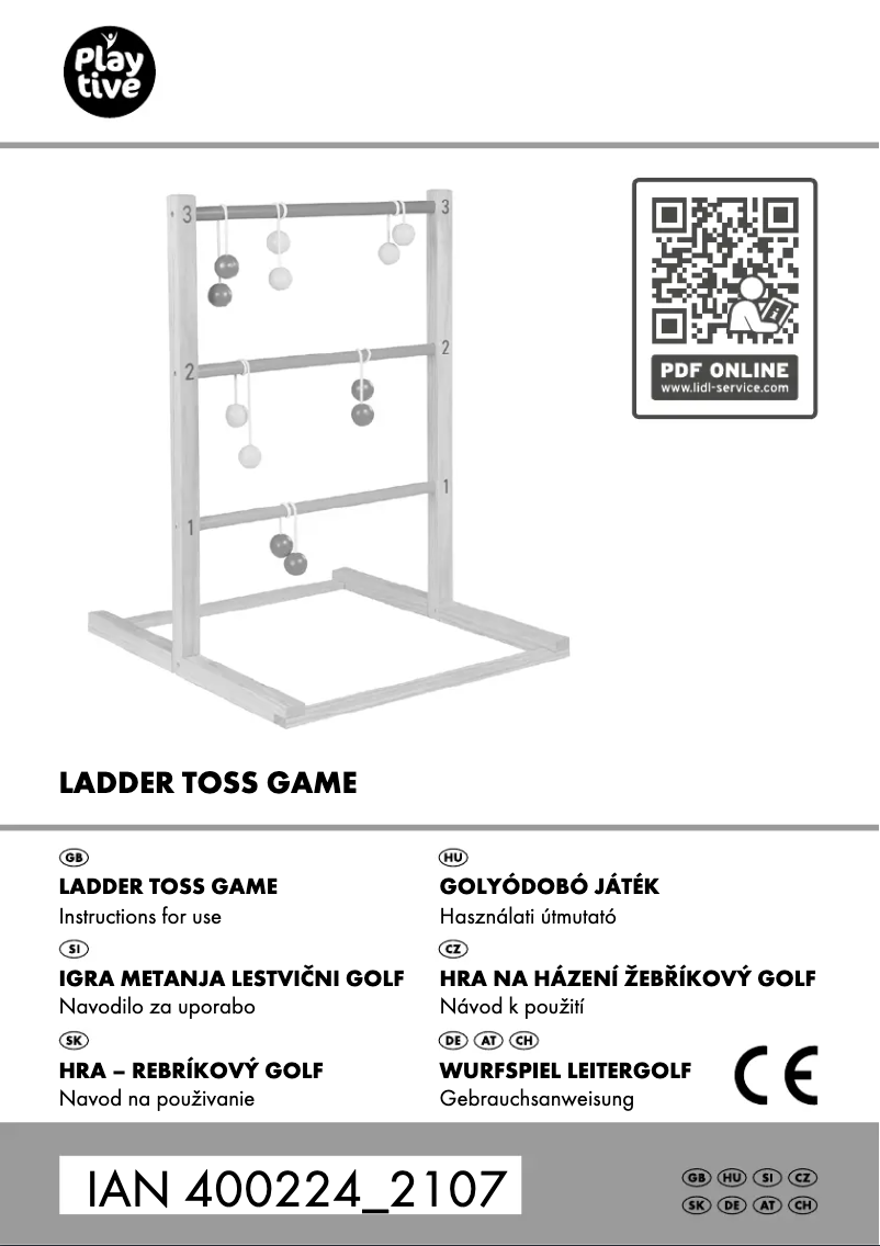 Page 1 de la notice Manuel utilisateur Playtive IAN 400224