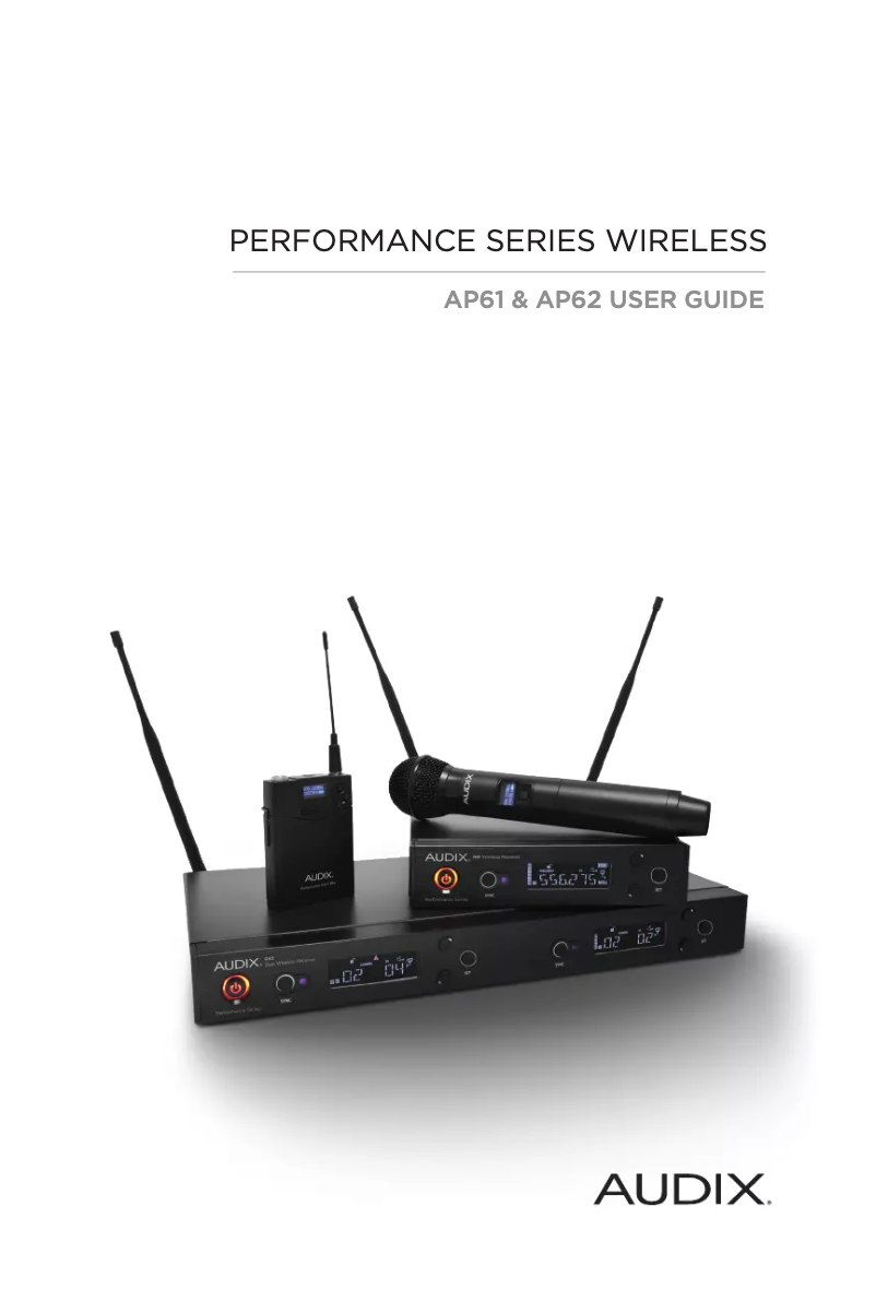 Page 1 de la notice Manuel utilisateur Audix H60