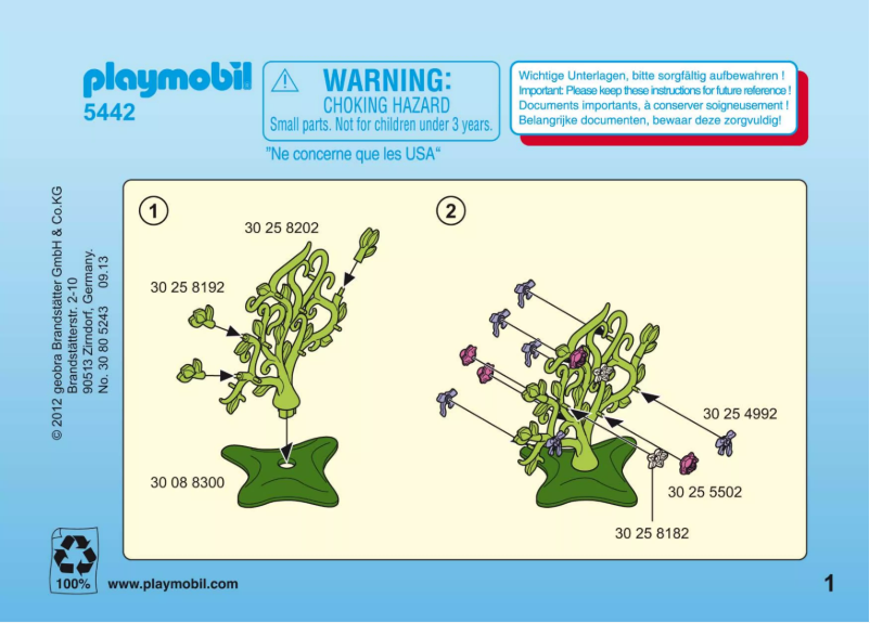 Imagen de la primera página del manual del dispositivo Fairies 5442