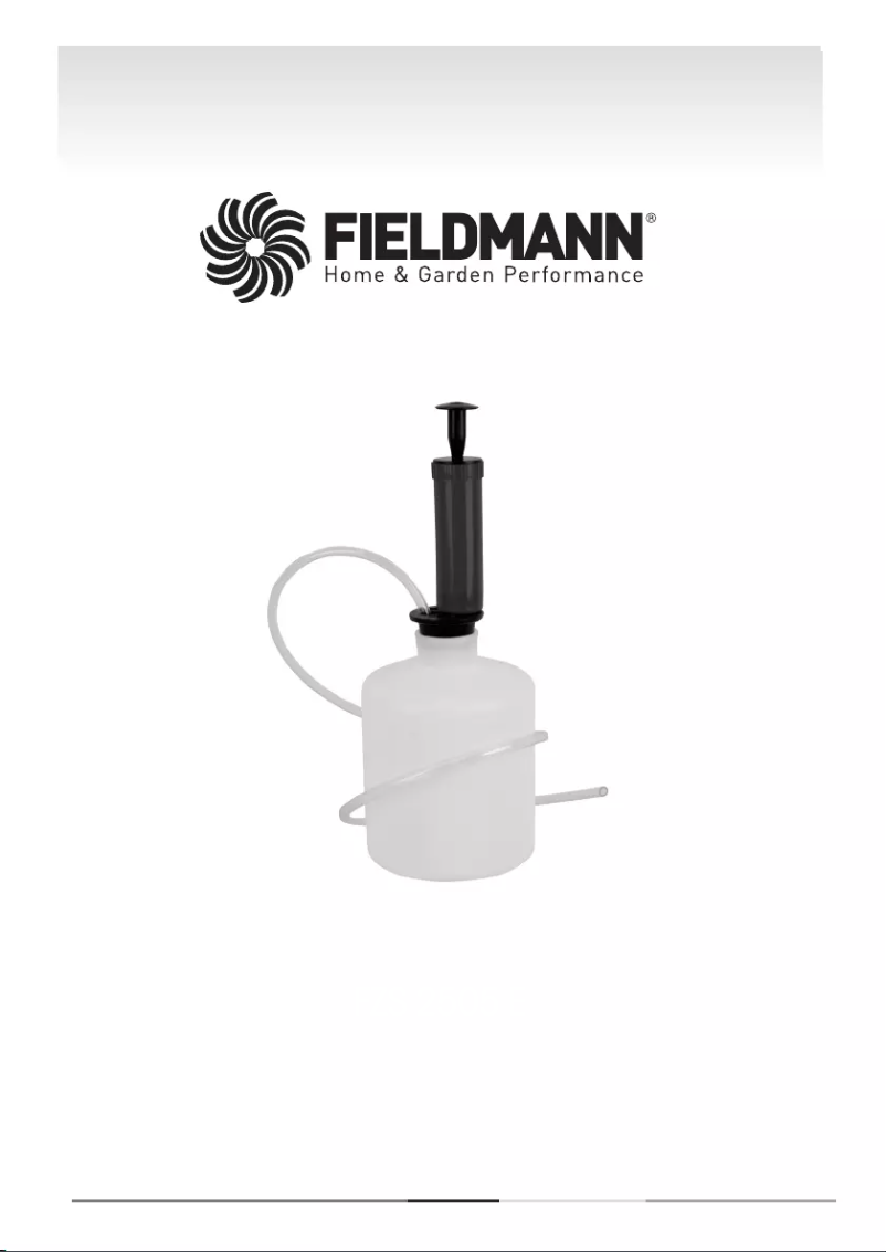 Page 1 de la notice Manuel utilisateur Fieldmann FZR 9050