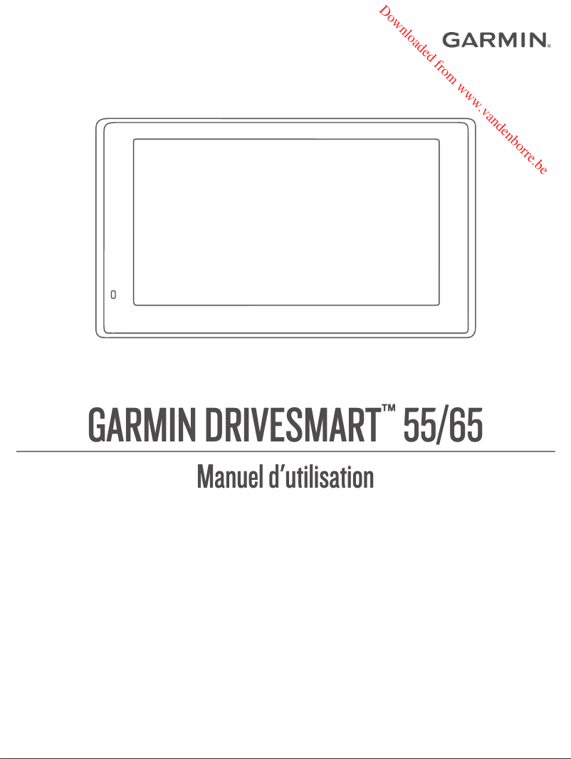 Page 1 de la notice Manuel utilisateur Garmin Drivesmart 55