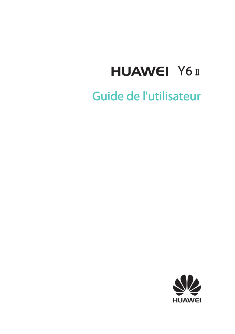 Image de la première page du manuel de l'appareil Y6 II
