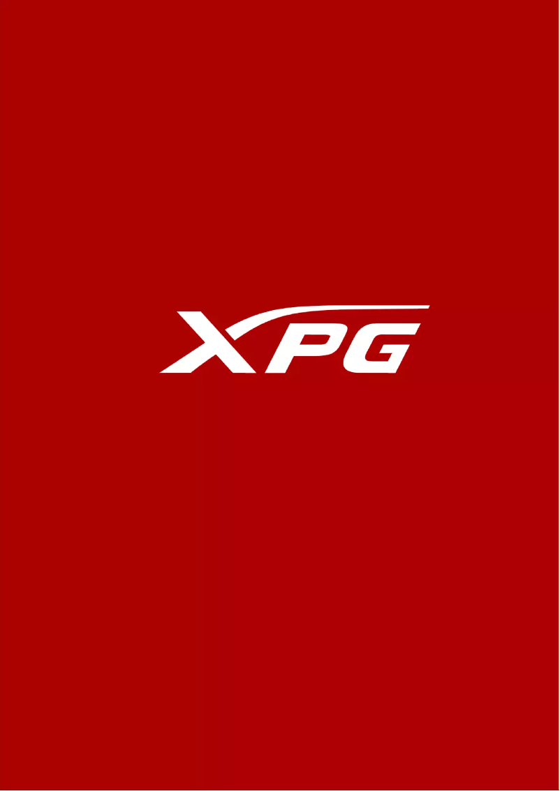 Page 1 de la notice Manuel utilisateur XPG Gammix S11 Pro