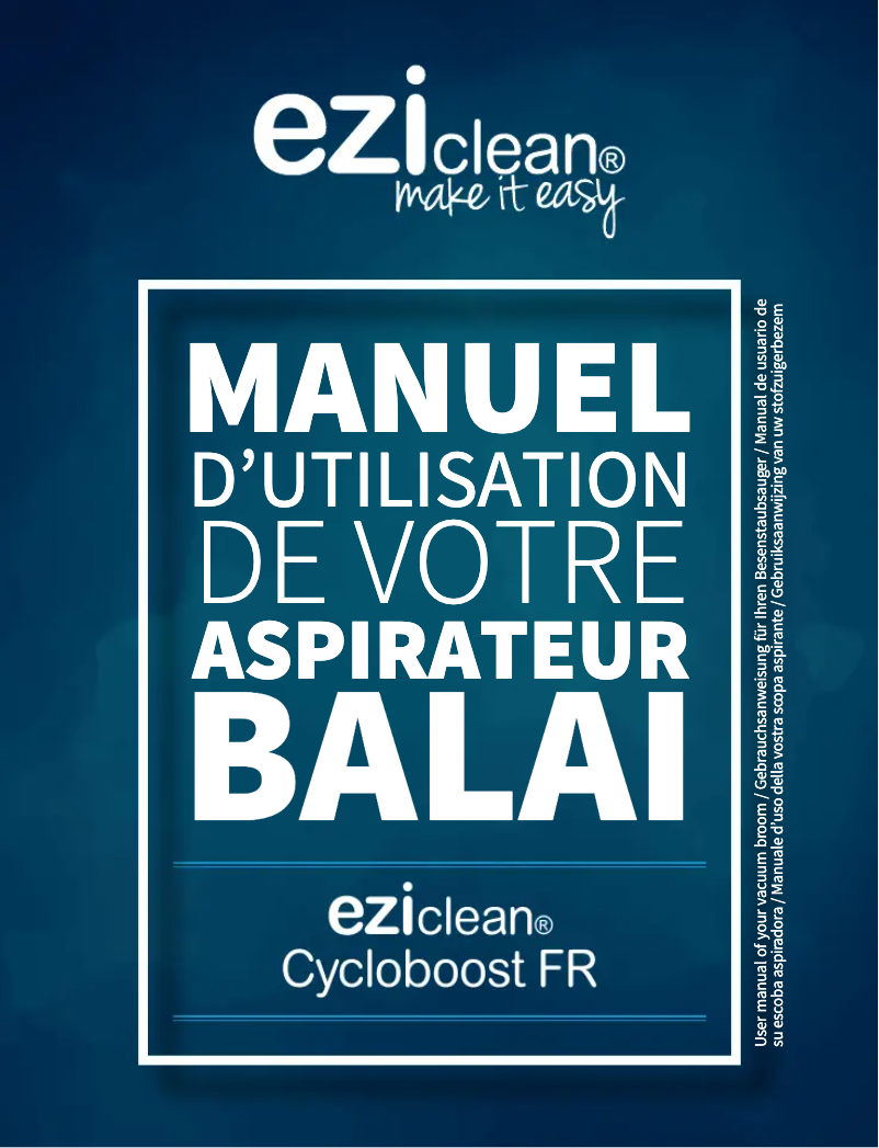 Page n°1 - Manuel utilisateur EZIclean Cycloboost FR8 Flex