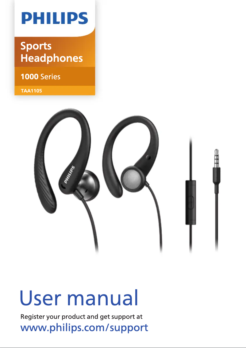 Page 1 de la notice Manuel utilisateur Philips TAA1105