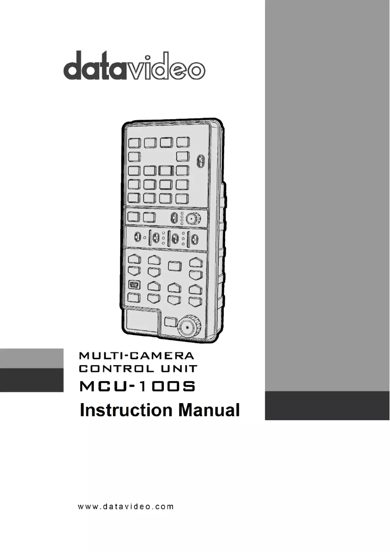 Image de la première page du manuel de l'appareil MCU-100S