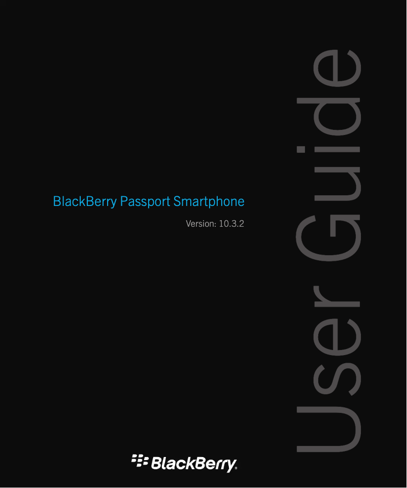Page n°1 - Manuel utilisateur BlackBerry Passport SQW100