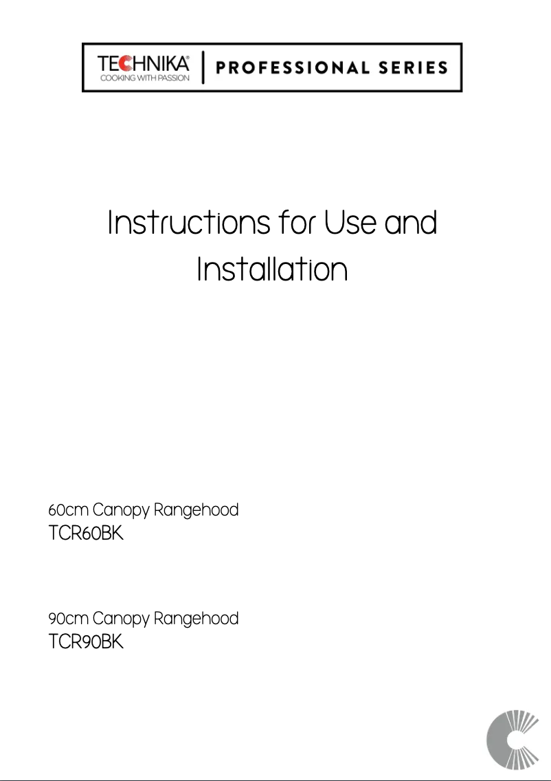 Page 1 de la notice Manuel utilisateur Technika TCR60BK