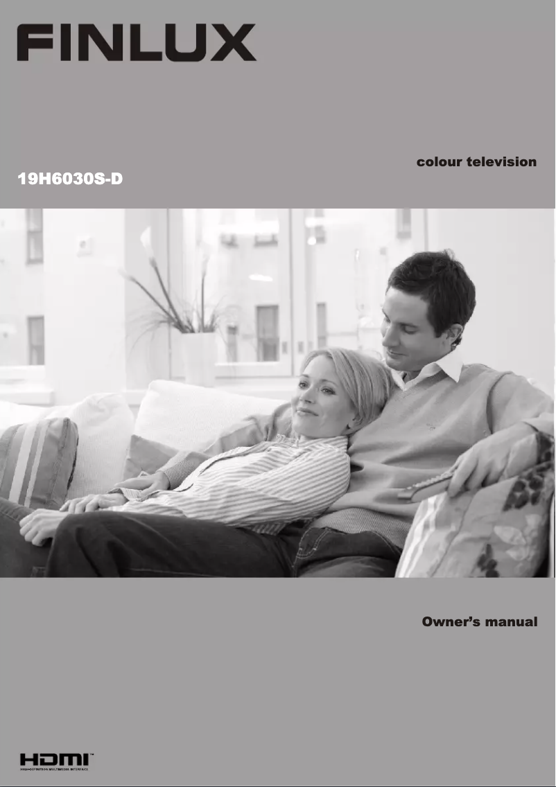 Page 1 of the manual User Manual Finlux 19H6030S-D