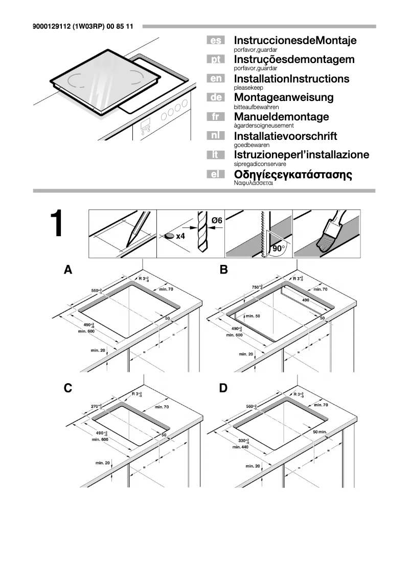 Image de la première page du manuel de l'appareil T1303N0