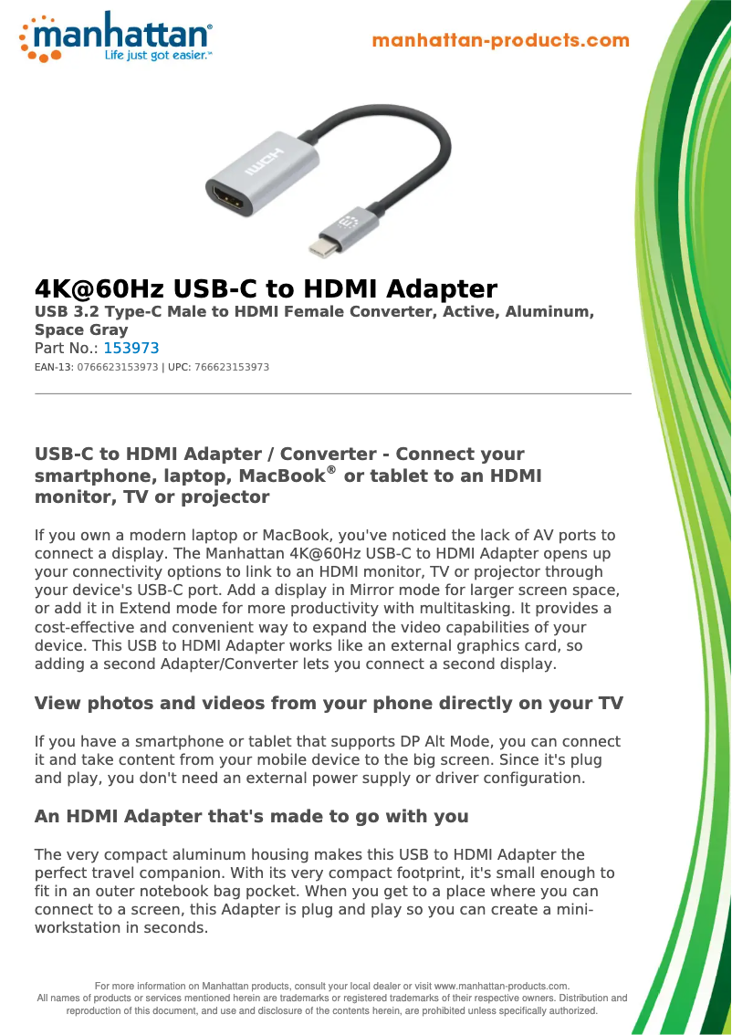 Image de la première page du manuel de l'appareil 153973