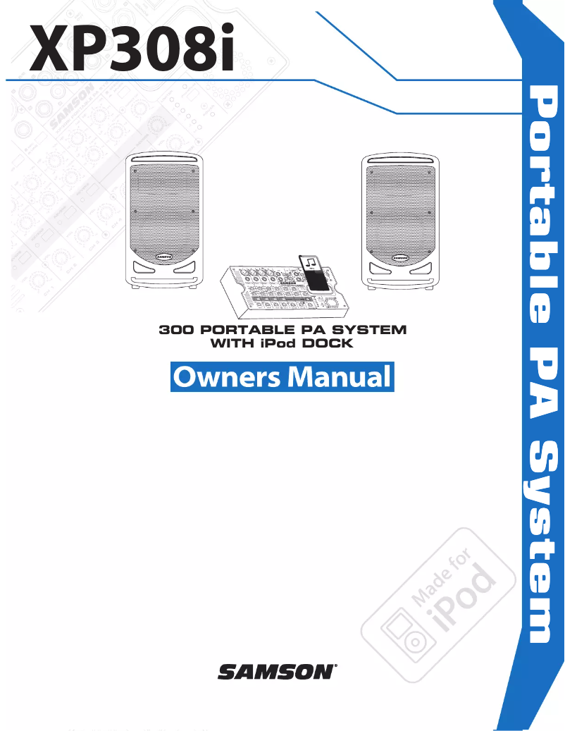 Image de la première page du manuel de l'appareil Expedition XP308i