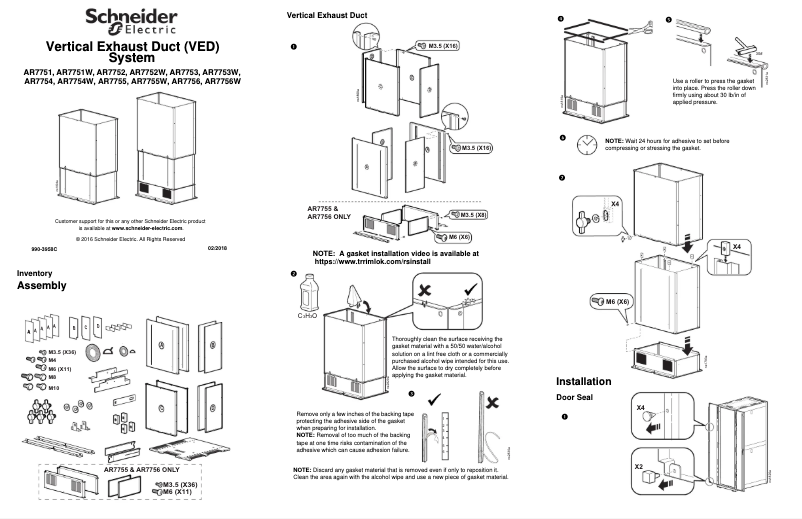 Page n°1 - Manuel utilisateur APC AR7752W