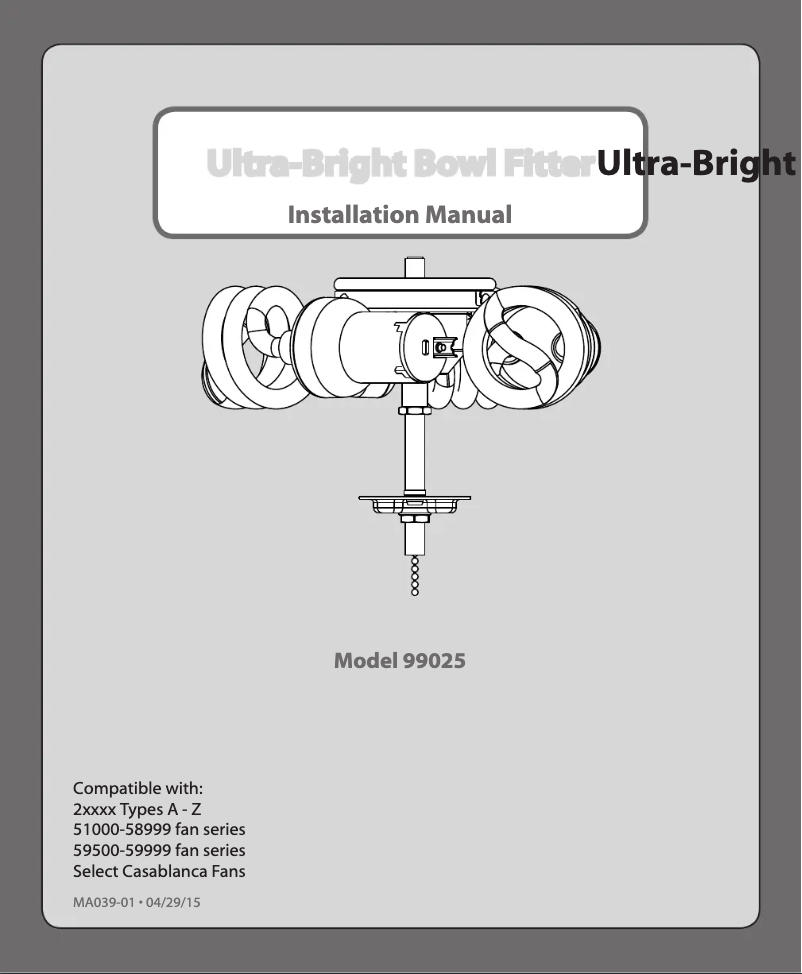 Página 1 del manual Manual de usuario Casablanca 99025