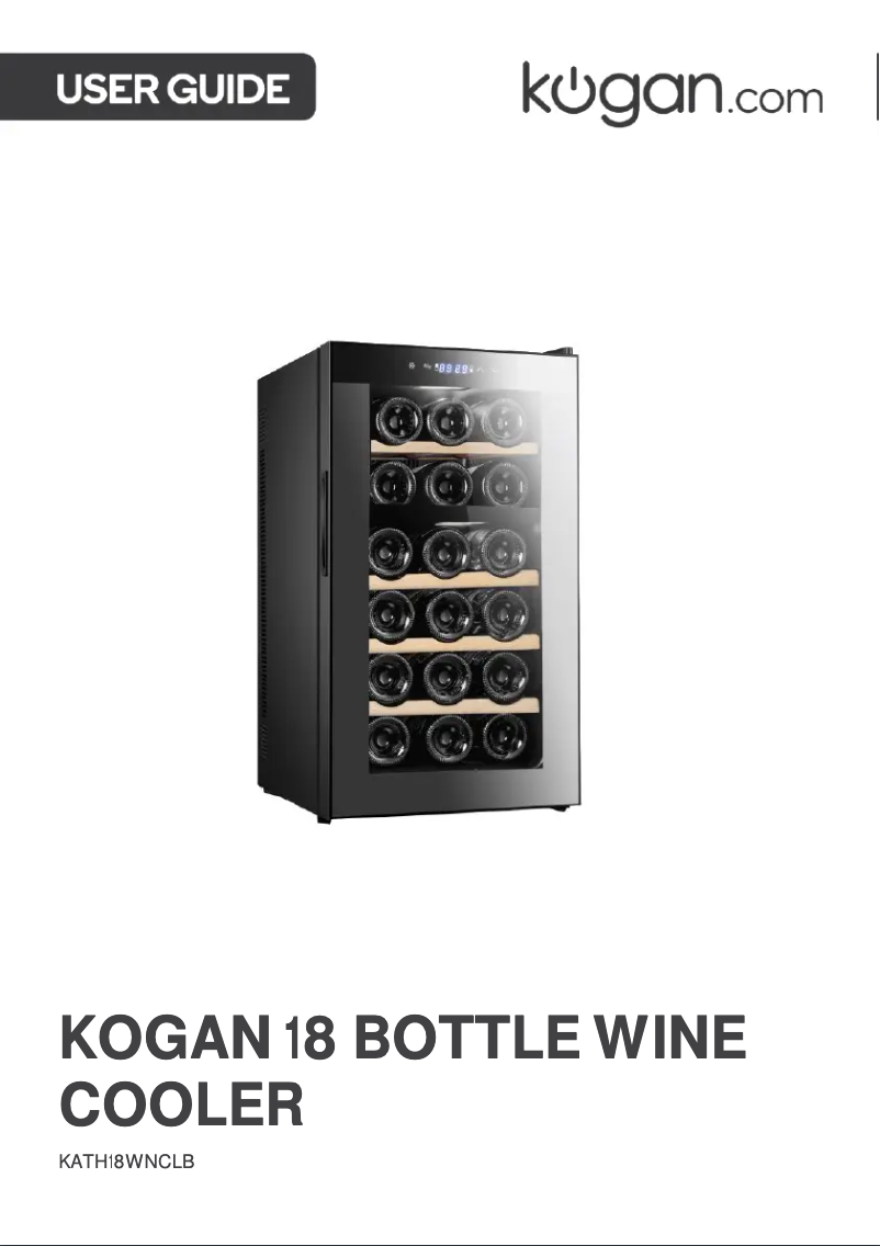 Page 1 de la notice Manuel utilisateur Kogan KATH18WNCLB