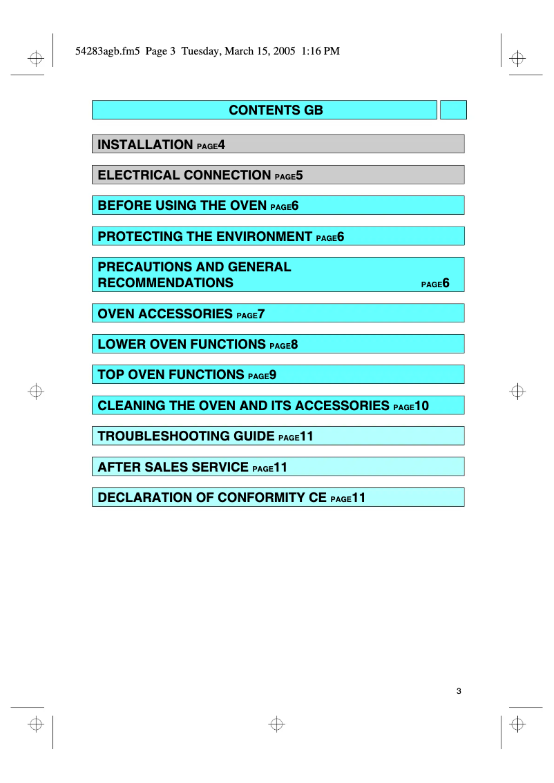 Page 1 of the manual User Manual Whirlpool AKZ 161 AV