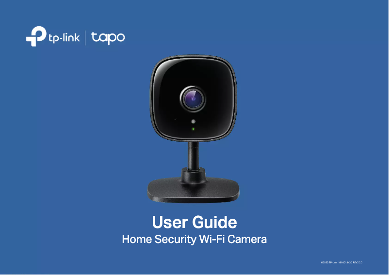 Image de la première page du manuel de l'appareil Tapo C111