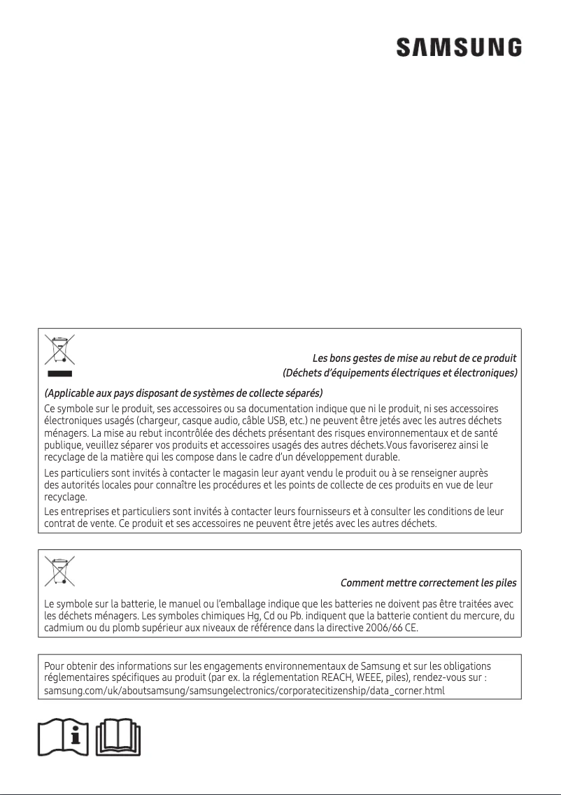 Page 1 de la notice Manuel utilisateur Samsung AR18NSFPEWQN