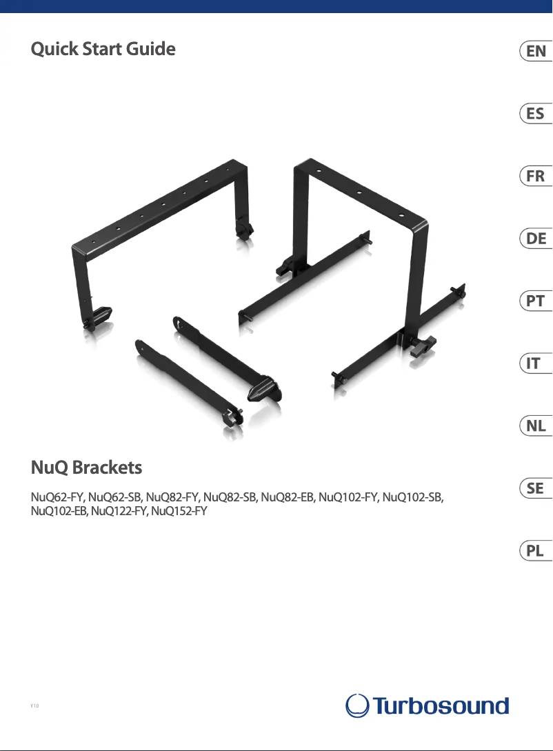 Page n°1 - Guide de démarrage rapide Turbosound NuQ102-FY