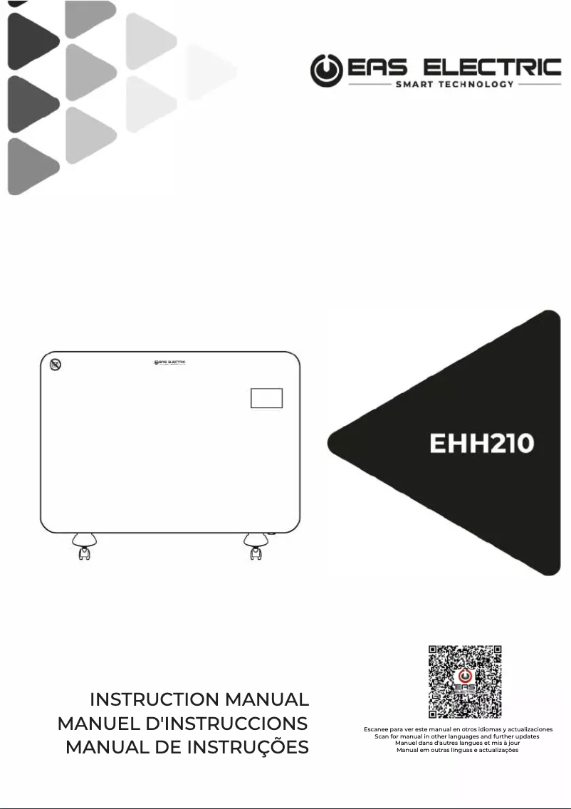 Image de la première page du manuel de l'appareil EHH210