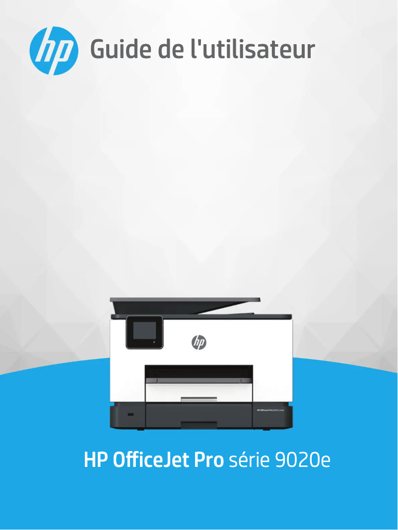 Page n°1 - Manuel utilisateur HP OfficeJet Pro 9022e