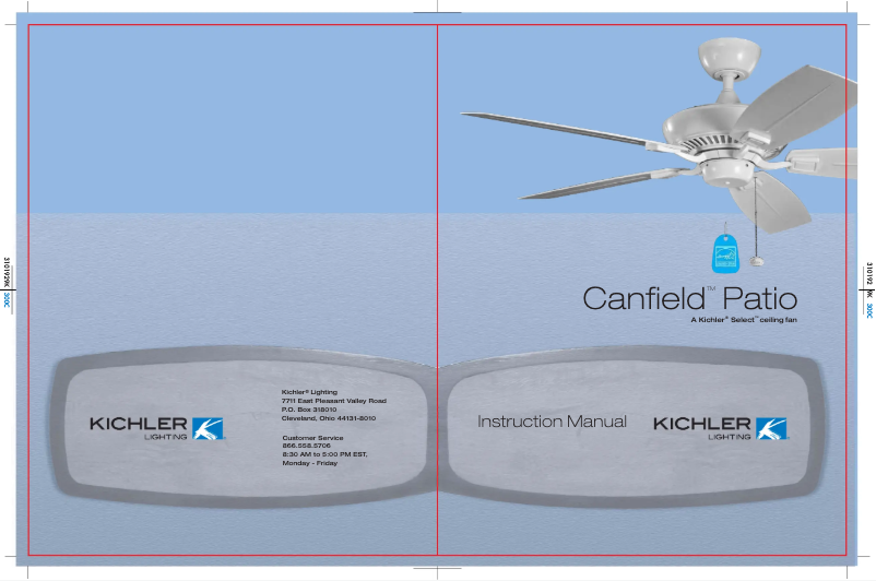Page n°1 - Manuel utilisateur Kichler Canfield Patio