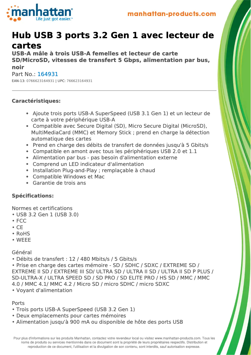 Image de la première page du manuel de l'appareil 164931