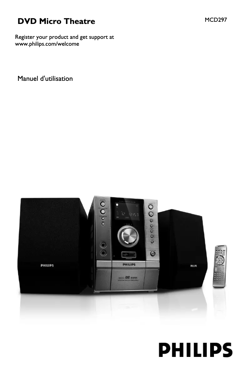 Imagen de la primera página del manual del dispositivo MCD297