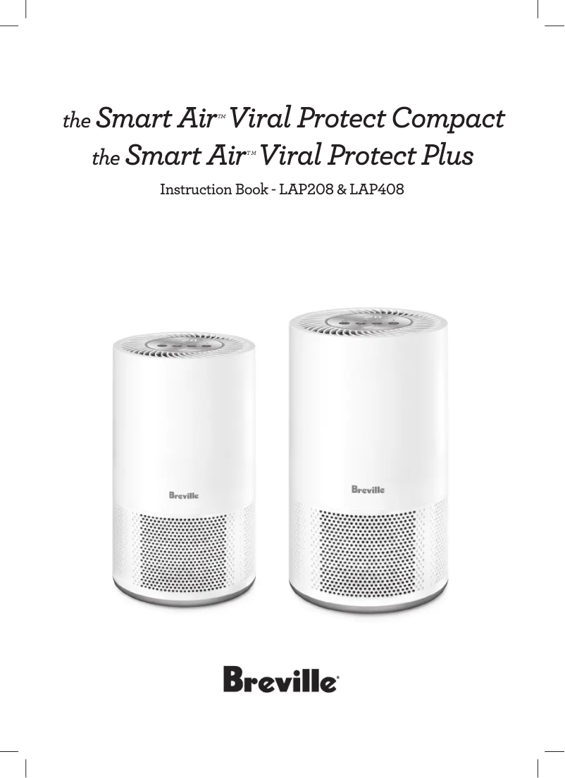 Page n°1 - Manuel utilisateur Breville Smart Air Plus LAP500
