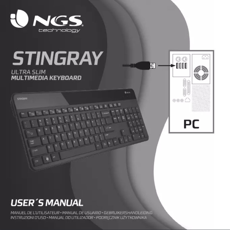 Page 1 de la notice Manuel utilisateur NGS Stingray