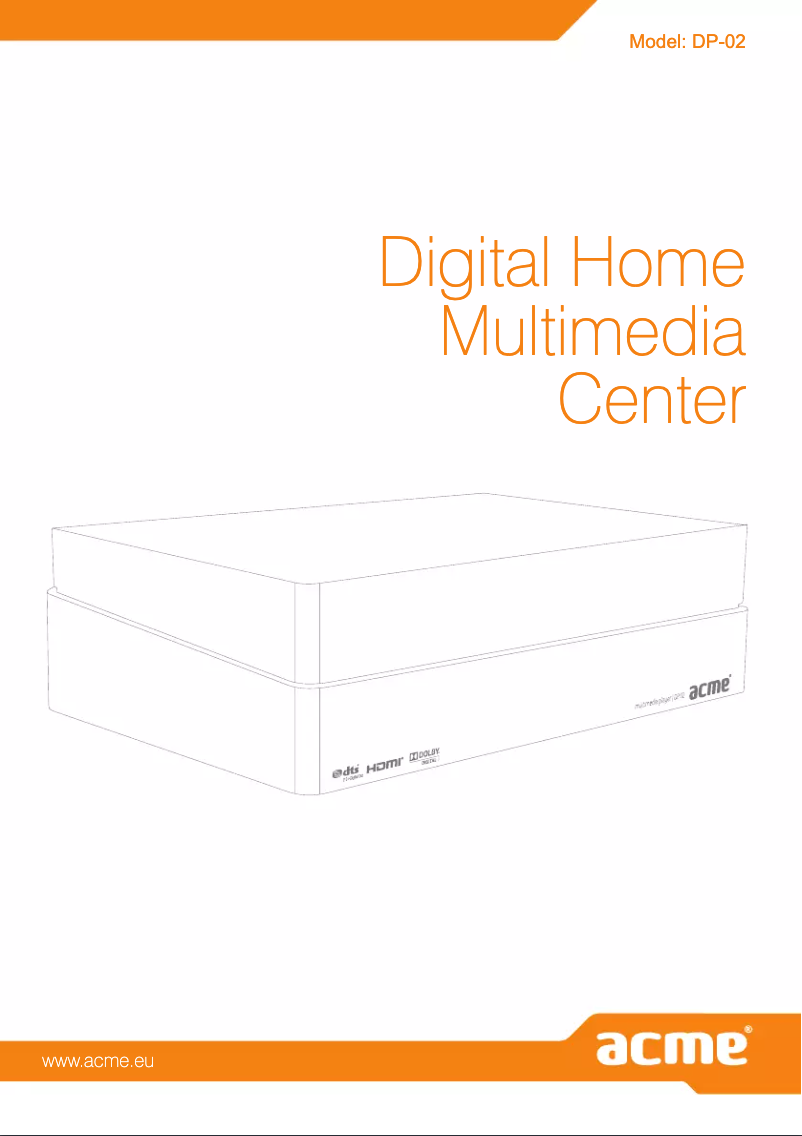 Página 1 del manual Manual de usuario Acme United DP-02