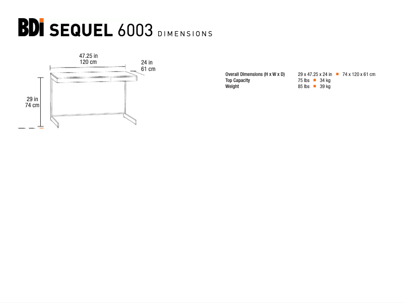 Image de la première page du manuel de l'appareil Sequel 6003