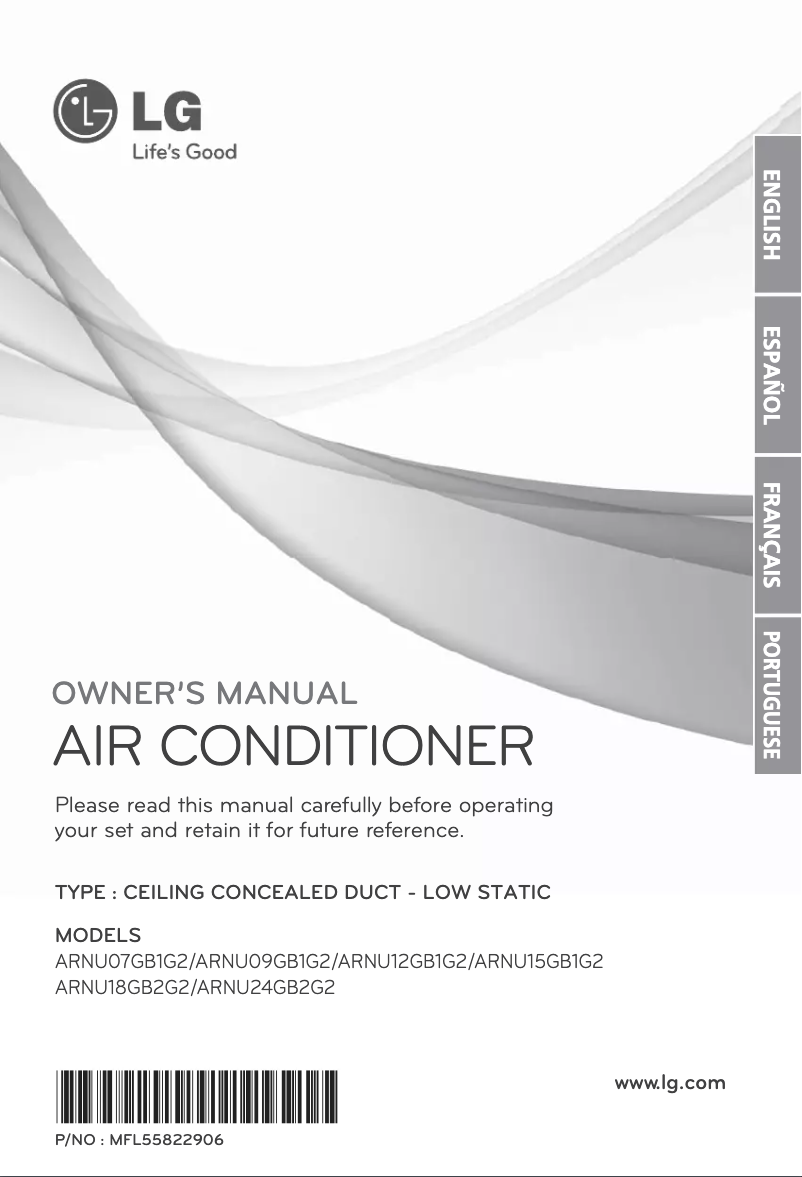 Página 1 del manual Manual de usuario LG ARNU15GB1G2