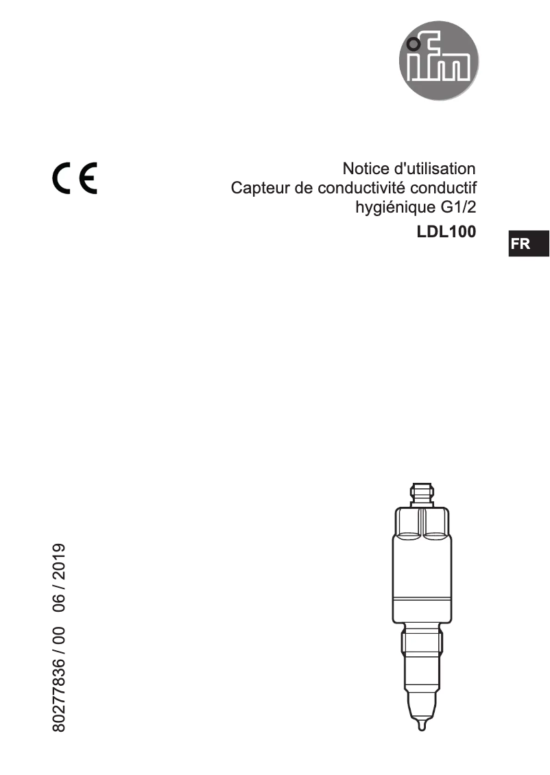Image de la première page du manuel de l'appareil LDL100