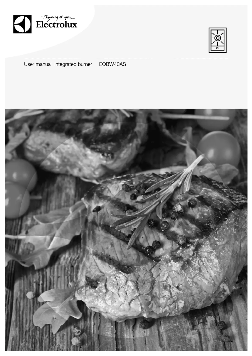 Page 1 de la notice Manuel utilisateur Electrolux EQBW40AS