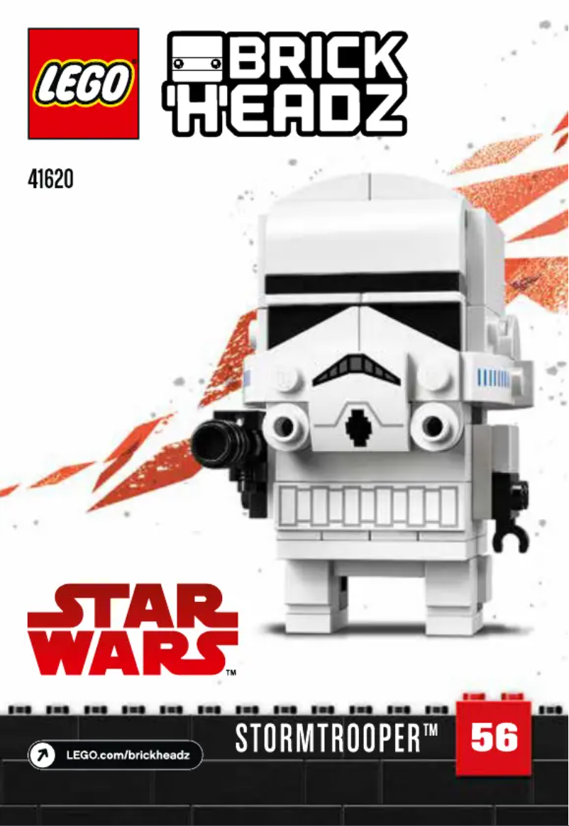 First page image of the manual for BrickHeadz 41620