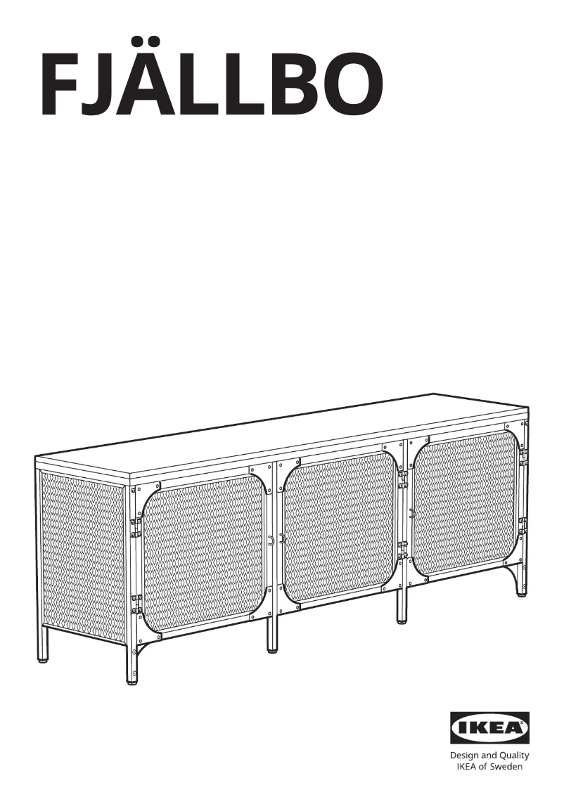 Image de la première page du manuel de l'appareil FJÄLLBO 303.392.93